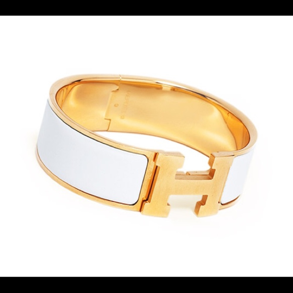 Hermes enamel bracelet